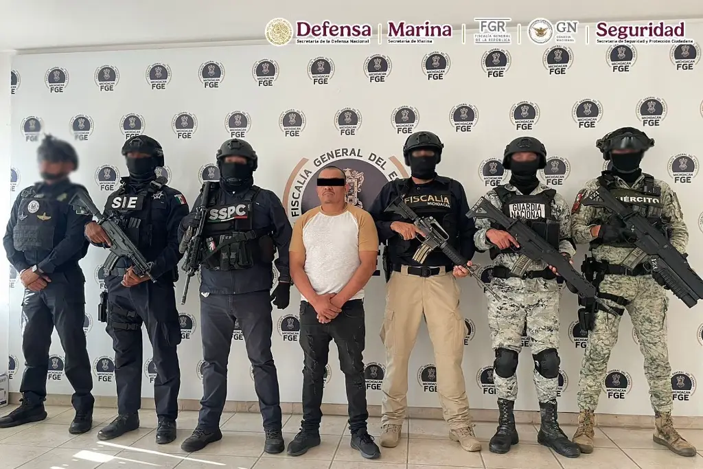 Imagen Detienen en Guanajuato a presunto lider criminal vinculado en plagio de dos agentes de SSPC