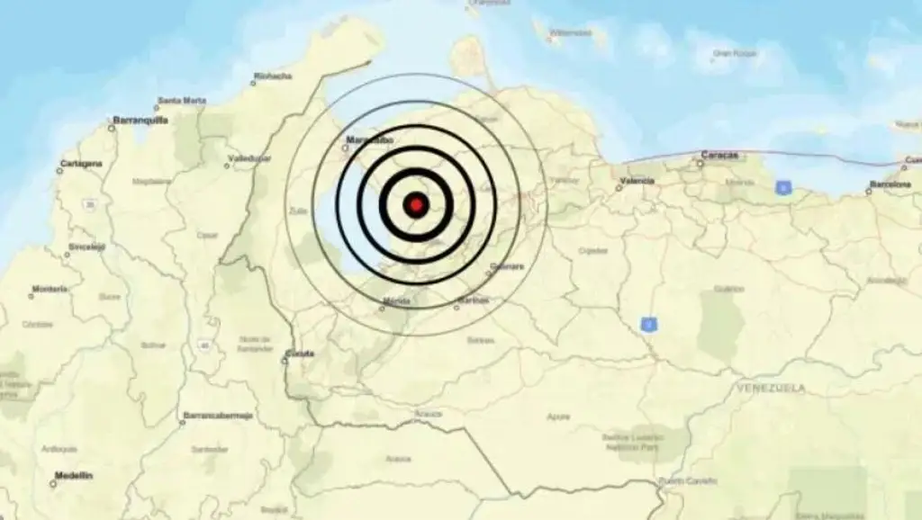 Imagen Fuerte sismo sacude Venezuela este miércoles