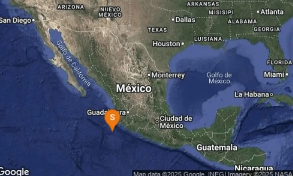 Imagen Reportan serie de sismos, el más fuerte de 5.7 en Jalisco, este jueves