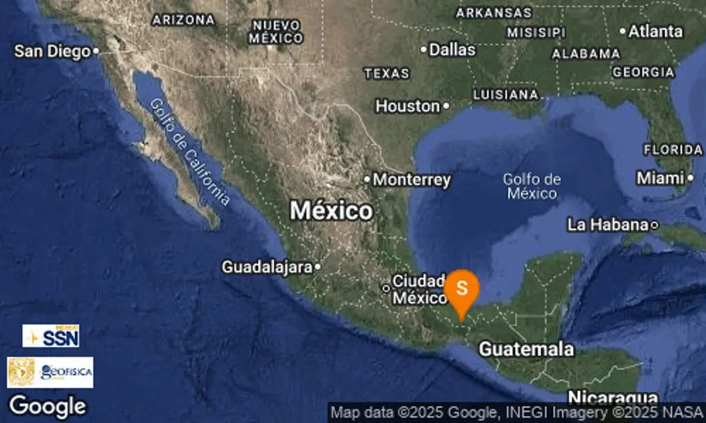 Imagen Tiembla esta tarde en Minatitlán: SSN
