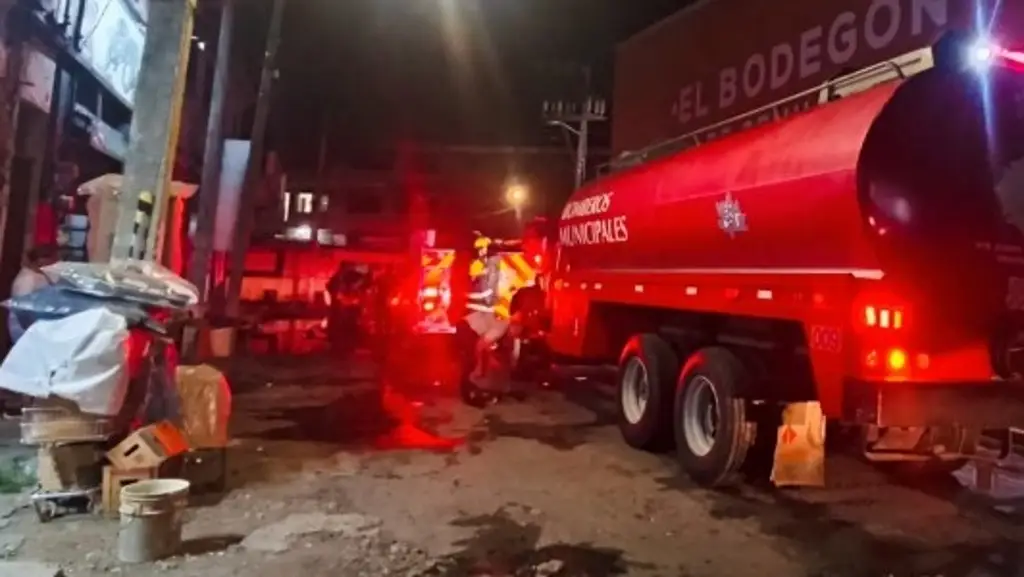 Imagen Mujer resulta con quemaduras tras incendio en zona de mercados de Veracruz