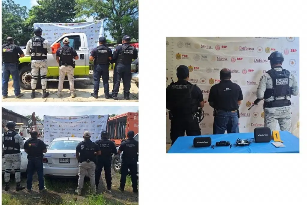 Imagen Asegura dron y vehículos en Tierra Blanca, Veracruz