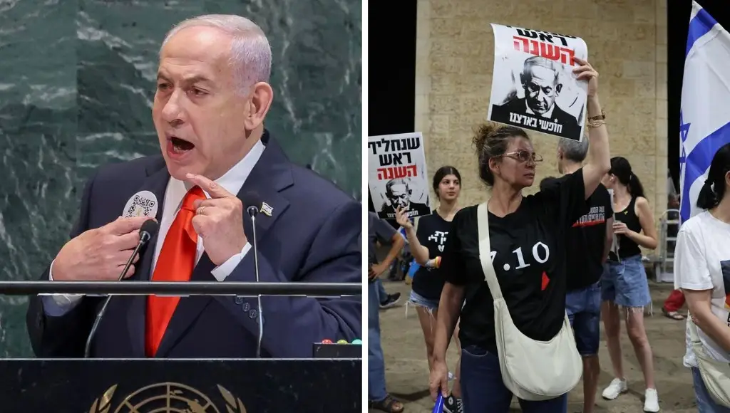 Imagen Discurso de Netanyahu en la ONU pone en riesgo a rehenes en Gaza, afirman familiares israelíes