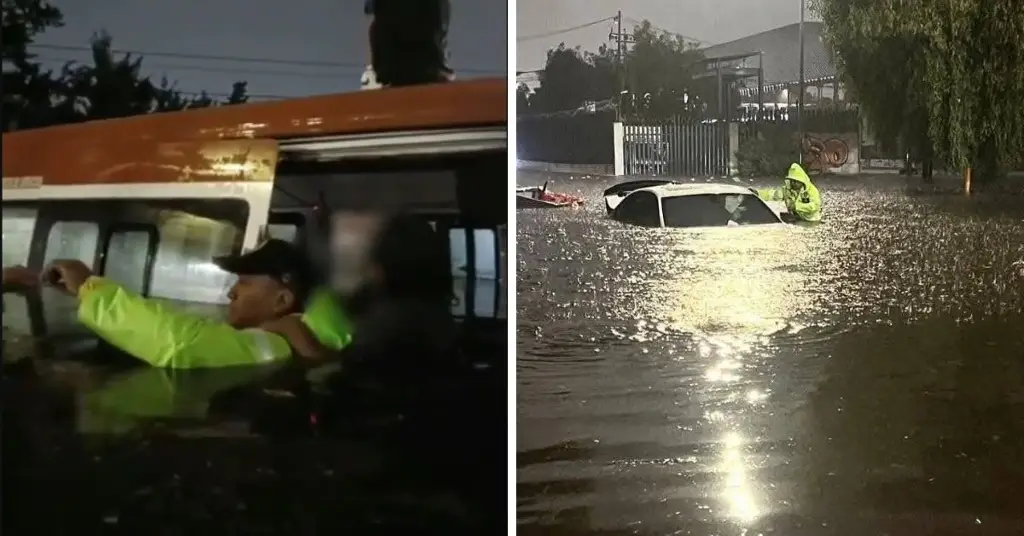 Imagen 'Diluvio' de la madrugada dejó 300 casas bajo el agua y autos varados en la Ciudad de México