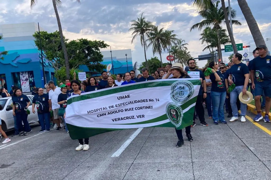 Imagen Realizan marcha por donación de órganos en Veracruz