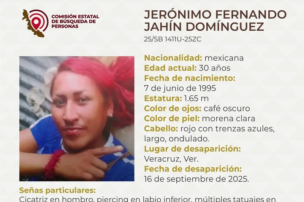 Imagen Piden apoyo para localizar a hombre desaparecido en el puerto de Veracruz 