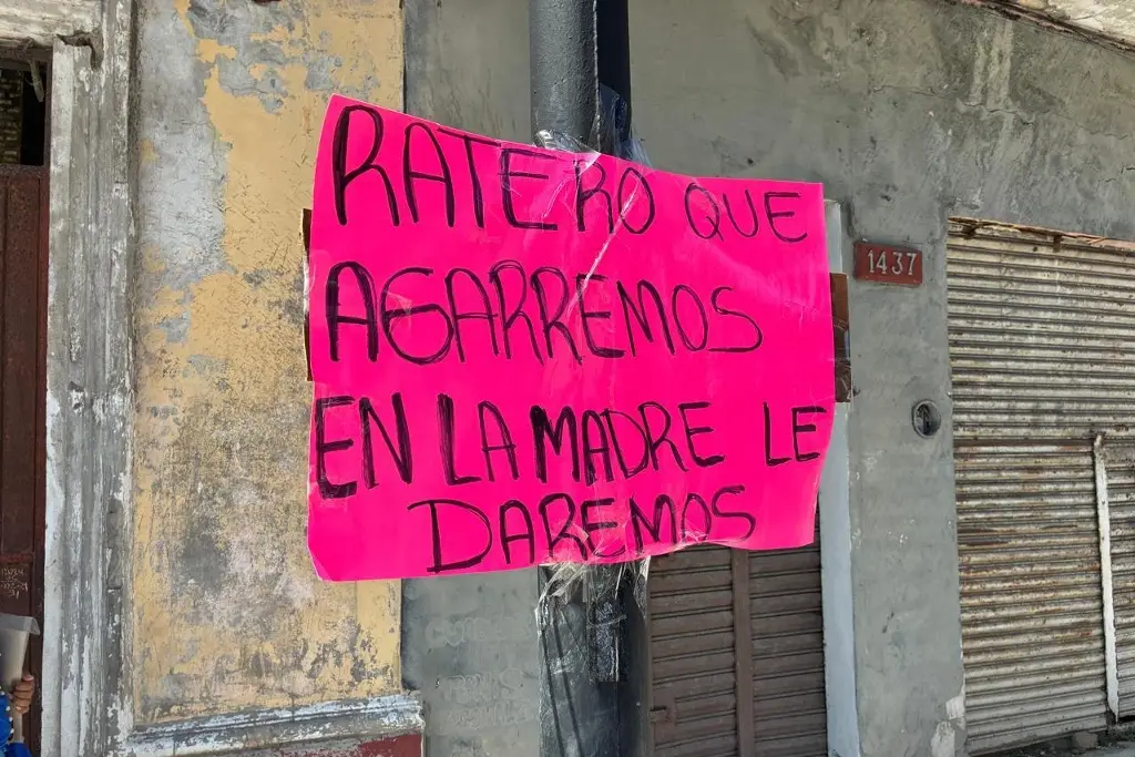 Imagen 'Ratero que agarremos en la madre le daremos': vecinos hartos de robos en el centro de Veracruz