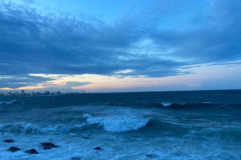Imagen Video: norte llega a refrescar Veracruz, así se sintieron las rachas de viento