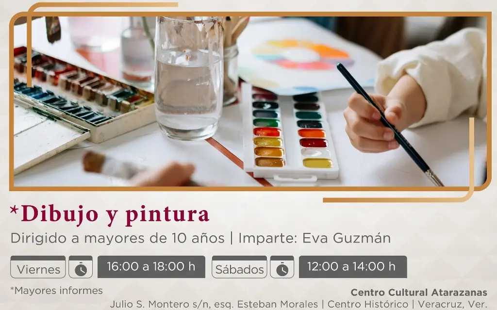 Imagen Invitan a taller de dibujo y pintura en Veracruz 