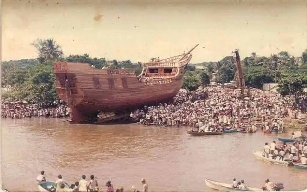 Imagen Tras su hundimiento, así recuerdan al barco Marigalante, construido en Alvarado