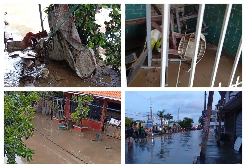 Imagen No han venido a ayudarnos: habitante de colonia afectada en Poza Rica por inundaciones