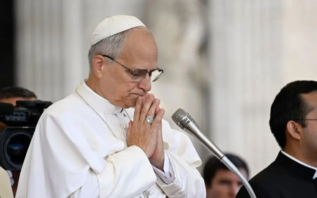 Imagen El papa León XIV reza un rosario por la paz y pide esto a gobernantes