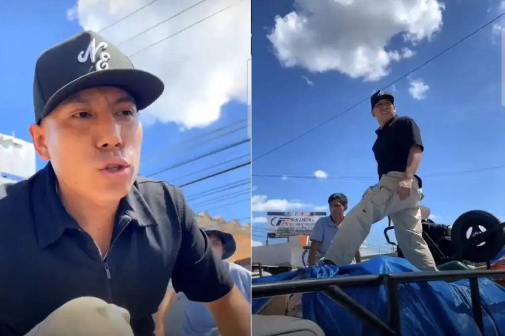 Imagen Ejército y Marina 'no dejaron pasar' a youtuber Yulay con toneladas de ayuda para Poza Rica
