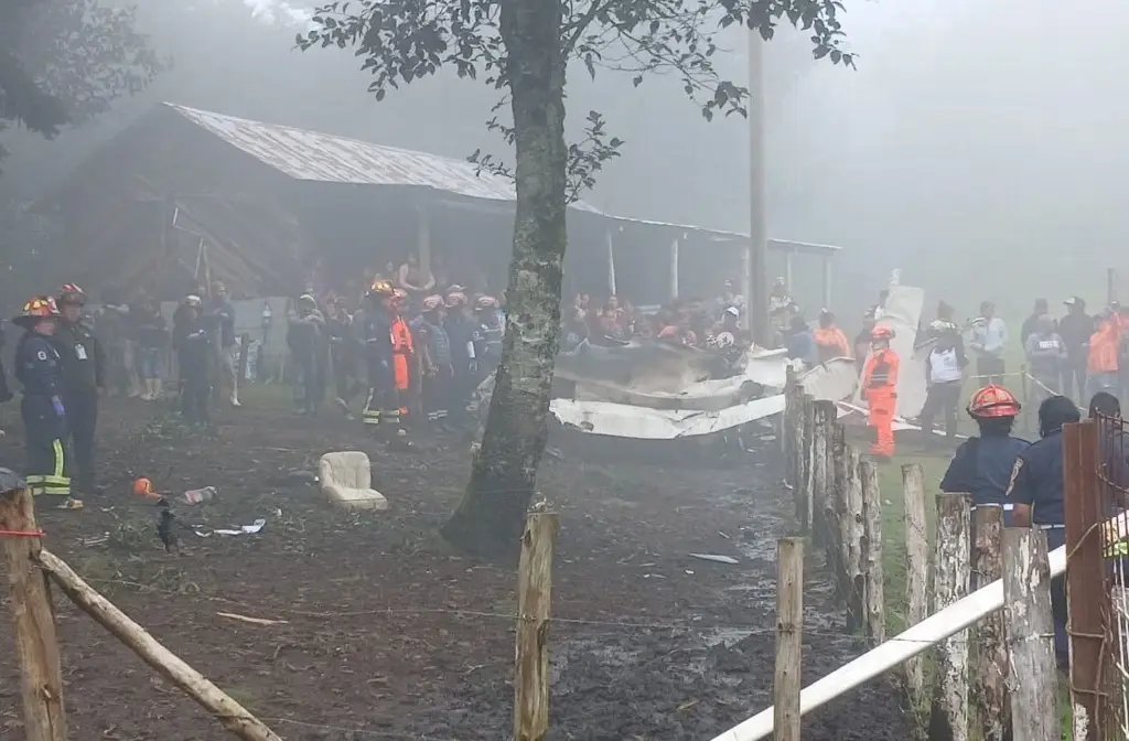 Imagen Se desploma avioneta y mueren sus tripulantes en Guatemala