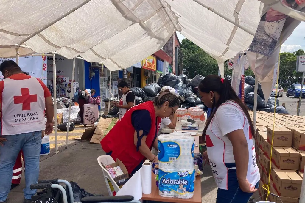 Imagen Cruz Roja Veracruz enviará víveres a municipios del norte afectados por inundaciones