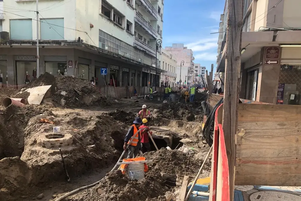 Imagen Así van las obras sobre avenida Independencia de Veracruz