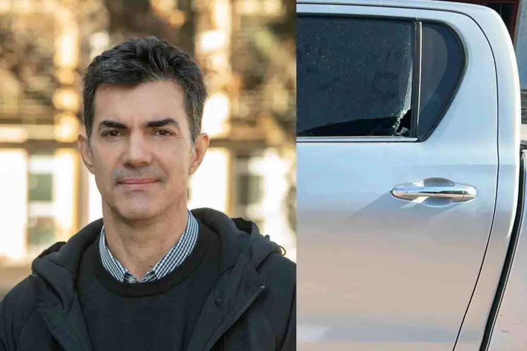 Imagen Balean camioneta en la que viajaba candidato peronista a senador en Argentina