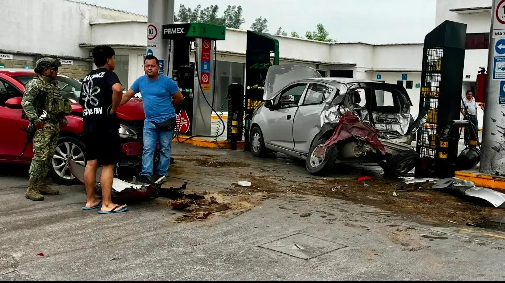Imagen Aparatoso accidente deja una persona lesionada en Veracruz 