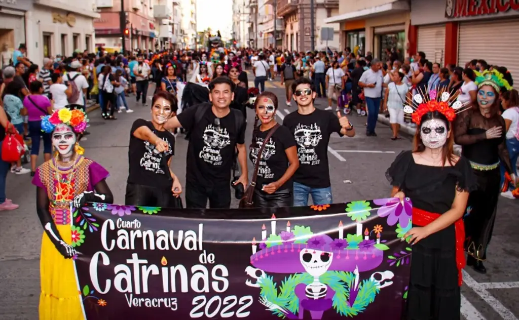Imagen Más de mil personas participarán en Carnaval de Catrinas de Veracruz