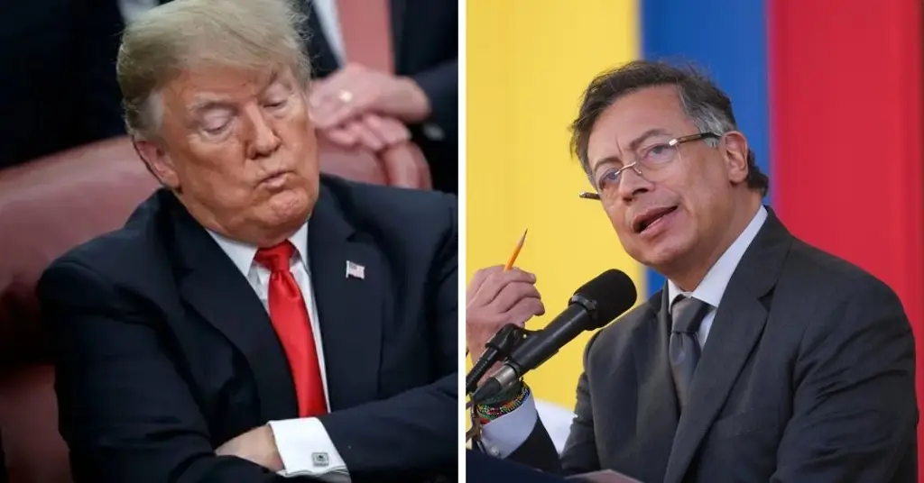 Imagen Trump llama narcotraficante a presidente de Colombia; Petro responde