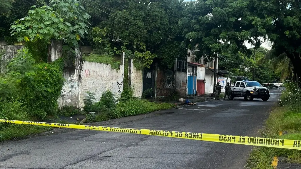 Imagen Muere hombre en colonia de Veracruz