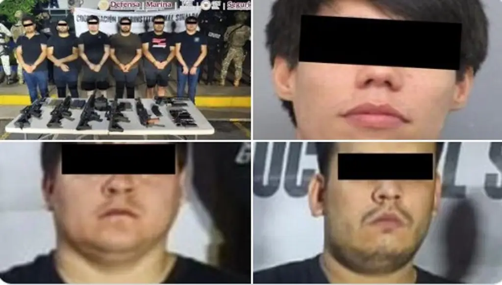 Imagen Detenidos, seis presuntos integrantes de 'Los Chapitos'