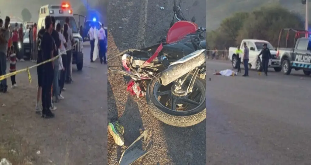 Imagen Muere con sus 2 hijos a bordo de moto; conductor de tráiler huye
