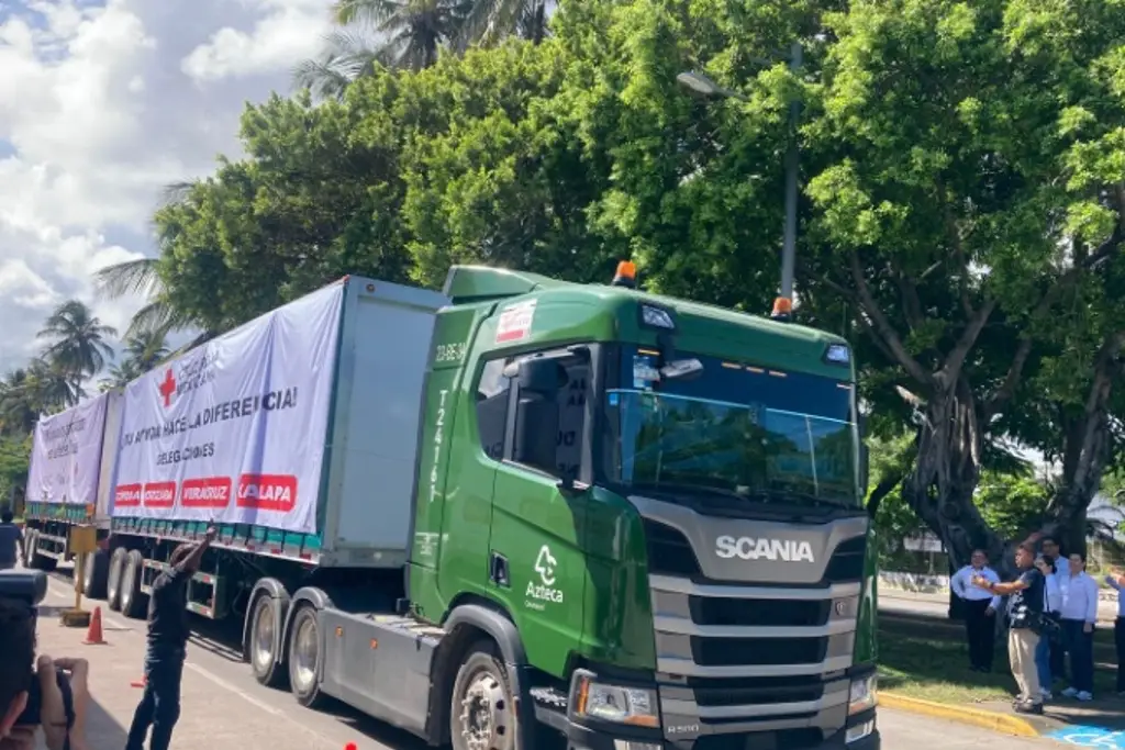 Imagen Cruz Roja Veracruz envía 150 toneladas de ayuda humanitaria a Poza Rica tras inundaciones 