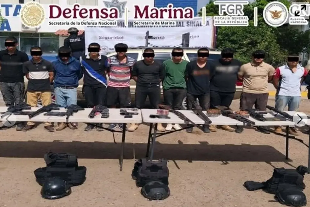 Imagen Detienen a 18 vinculados a Los Chapitos en Sinaloa