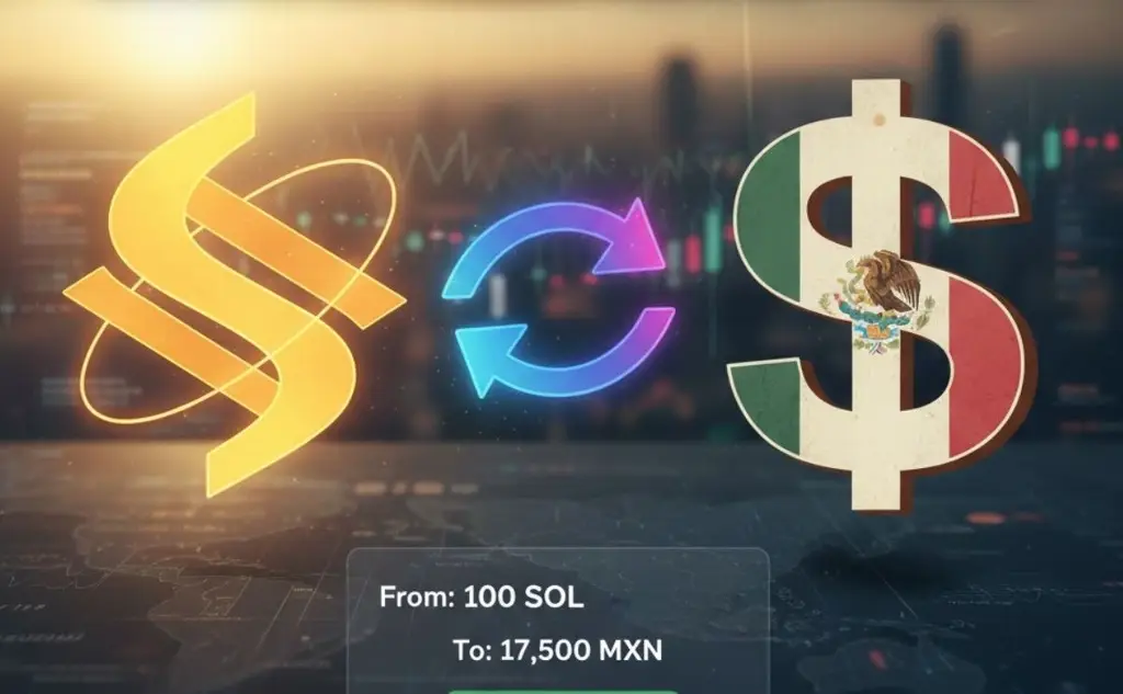 Imagen SOL a MXN: Cómo convertir Solana de forma rápida y segura