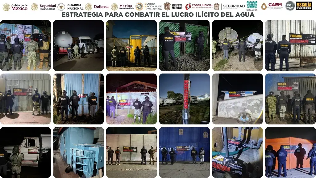 Imagen Intervienen 160 pozos ilegales y 250 pipas relacionadas con venta ilegal de agua en Edomex