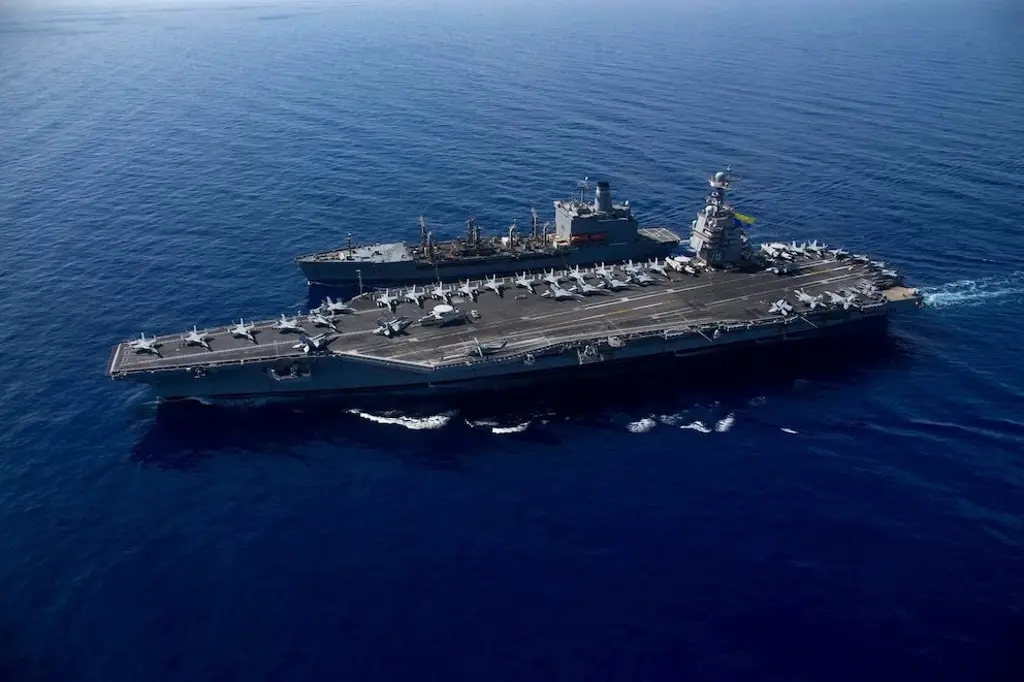 Imagen Cuba denuncia el despliegue del portaaviones estadounidense USS Gerald Ford en el Caribe