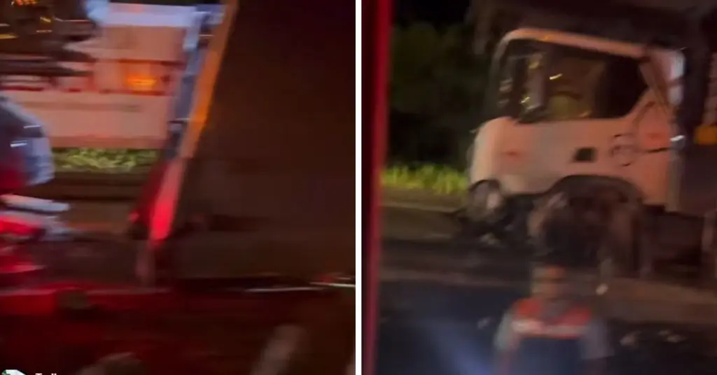 Imagen Choca camión nodriza en carretera de Emiliano Zapata, Veracruz
