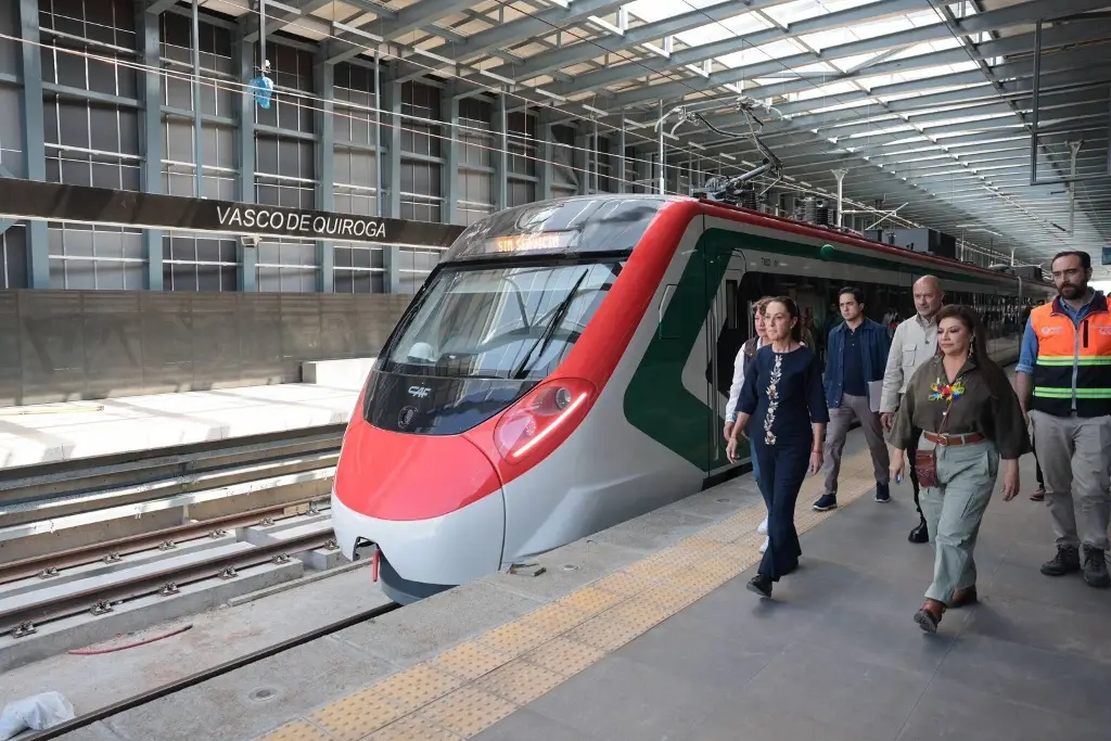 Imagen Tras 11 años de obra, Sheinbaum anuncia apertura completa del tren México-Toluca ¿Cuándo?