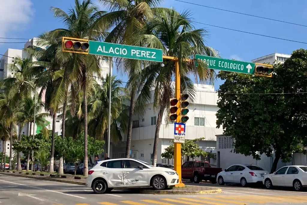 Imagen Aparatoso accidente en calles de Veracruz