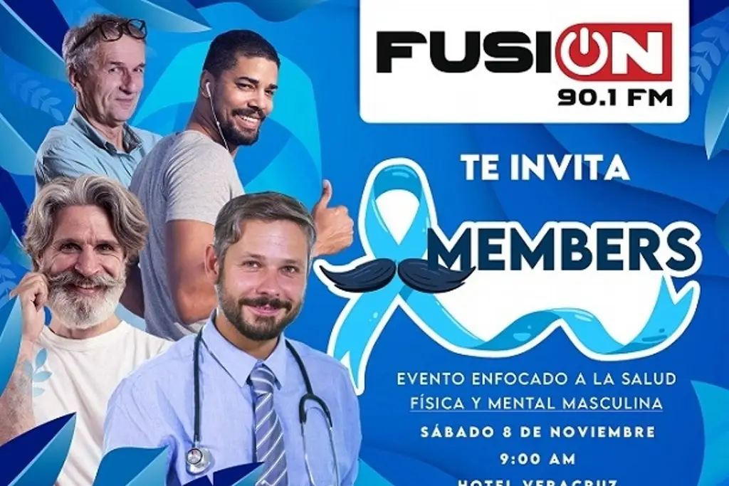 Imagen Asiste a Members evento enfocado a salud masculina ¡Invita FUSIÓN 90.1 FM!