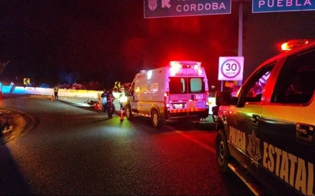 Imagen Muere joven motociclista fatal accidente en autopista de Veracruz