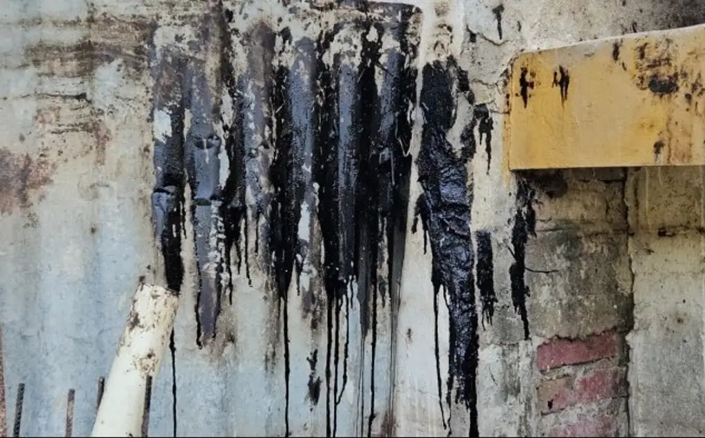 Imagen Así limpian casas afectadas por petróleo al norte de Veracruz