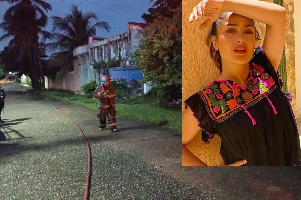 Imagen Se incendia antigua casa de Salma Hayek en Veracruz