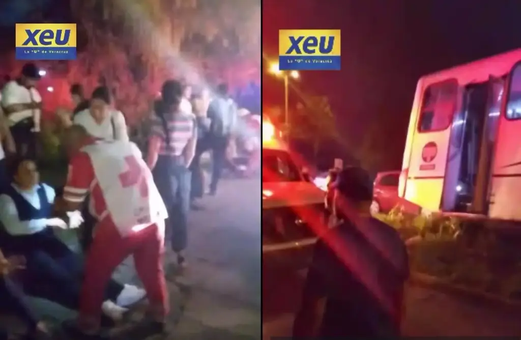 Imagen Deja decenas de lesionados fuerte accidente de urbano en la Veracruz-Xalapa (+Video)