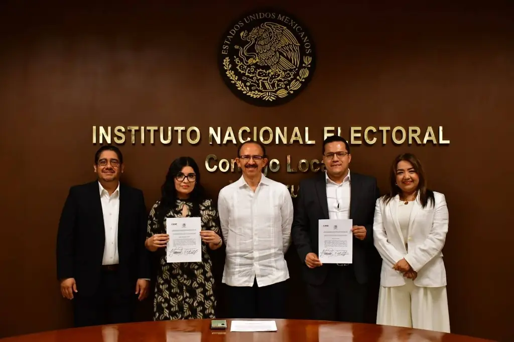 Imagen Cathia Castillo y Gandhi Olmos son nuevos consejeros del OPLE 