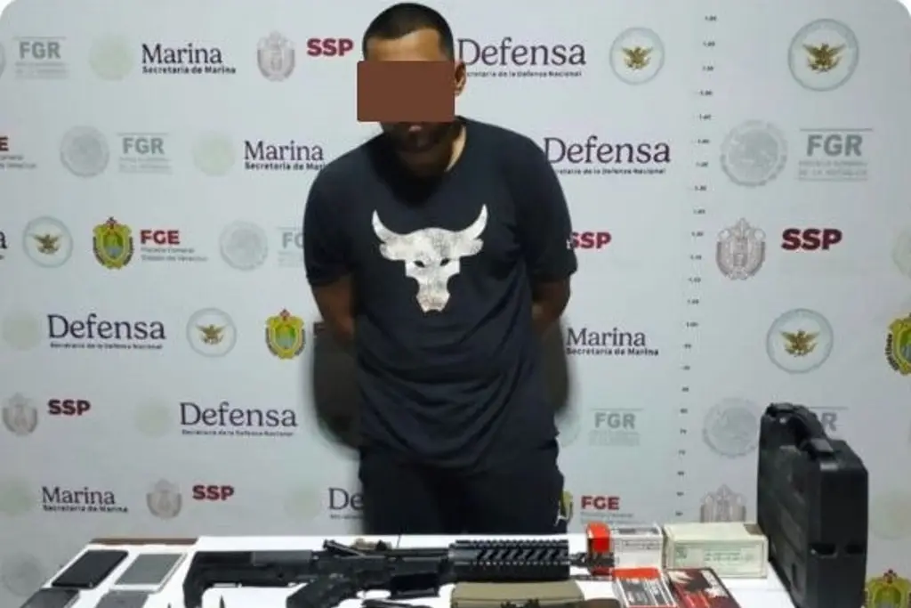 Imagen Detienen a sujeto con armas de fuego, climas y más en Las Choapas, Veracruz