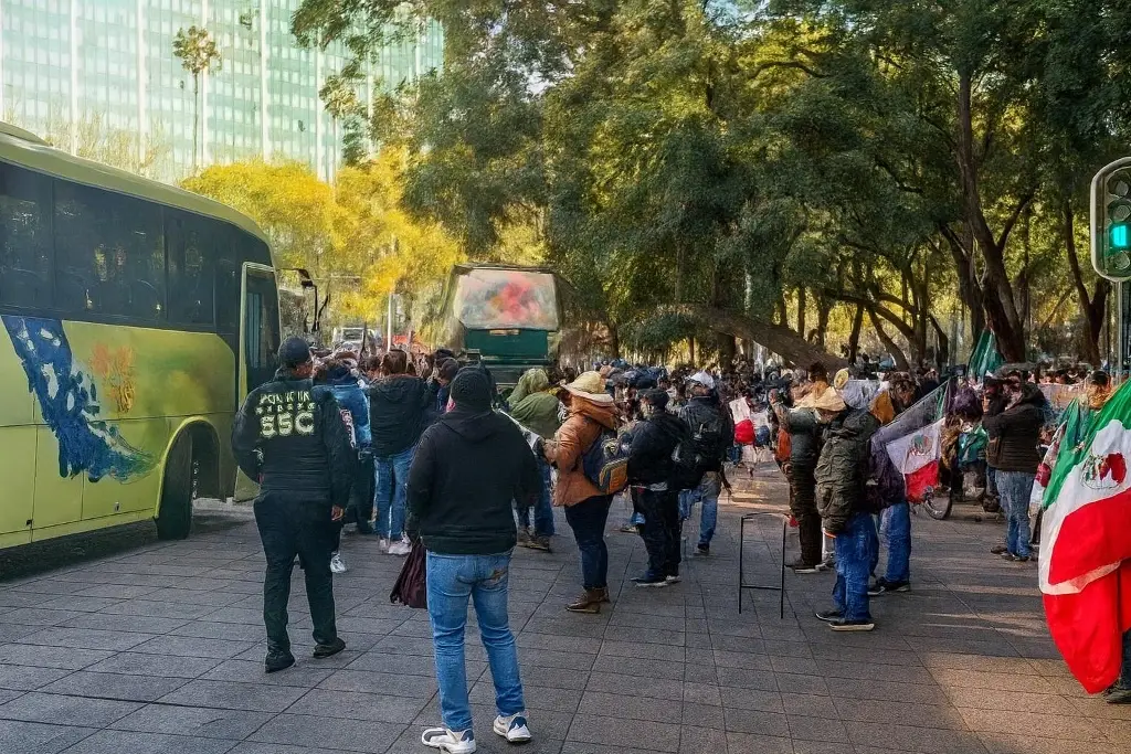 Imagen Se concentran manifestantes de la Generación Z para marcha (+Video)