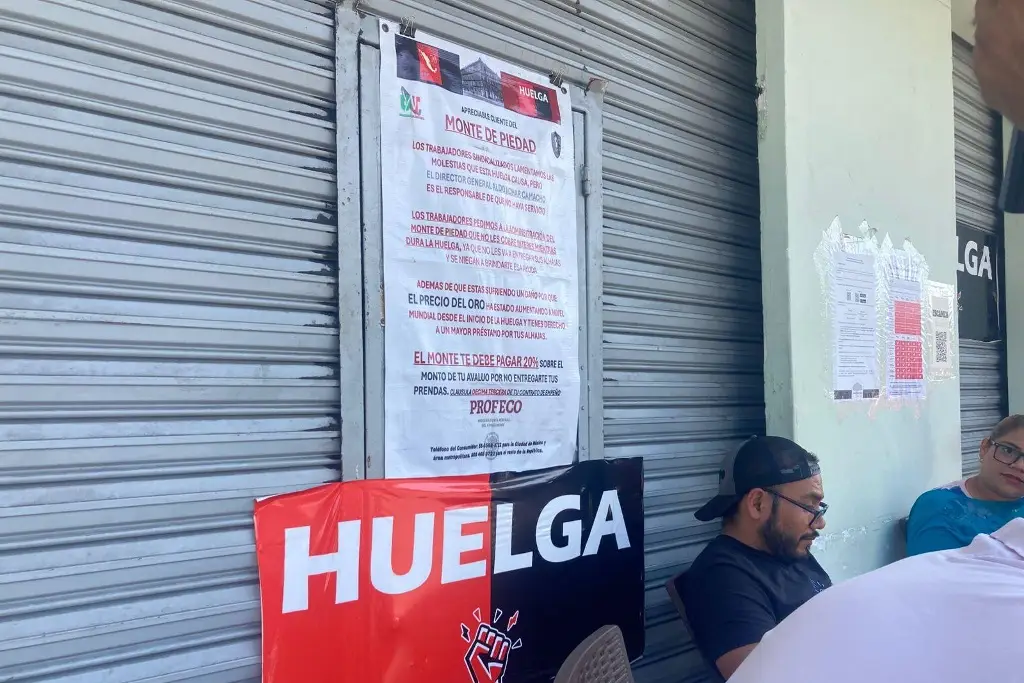 Imagen ¿Continúa la huelga de trabajadores del Monte de Piedad en Veracruz? Esto se sabe