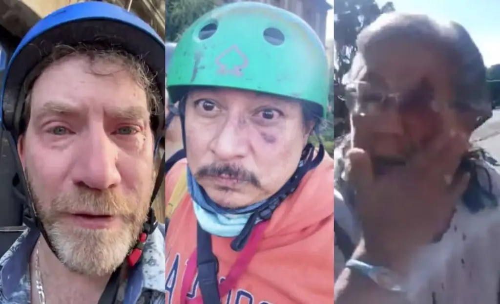 Imagen Deja periodistas lesionados  marcha de la Generación Z; denuncian que usaron gases 'raros'