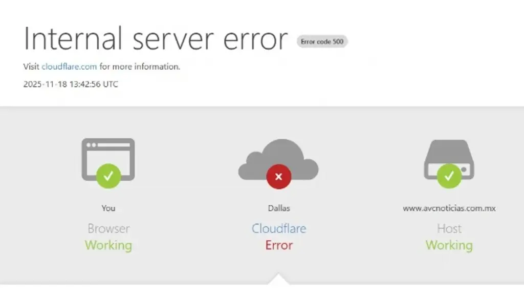 Imagen Es es la razón de la caída de sitios de internet en Veracruz y el mundo