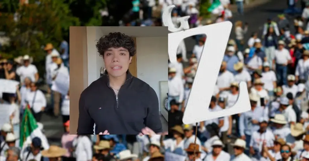 Se irá de México influencer que promovió marcha 'Generación Z', tras ser exhibidos contratos