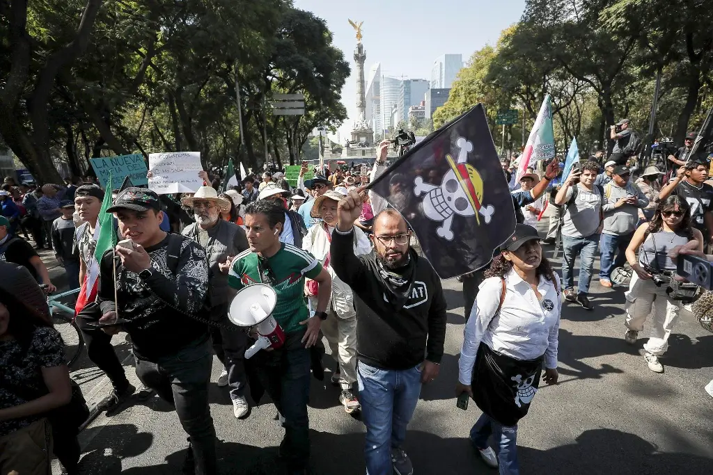 Imagen Segunda marcha Generación Z se realiza con poca gente y sin disturbios
