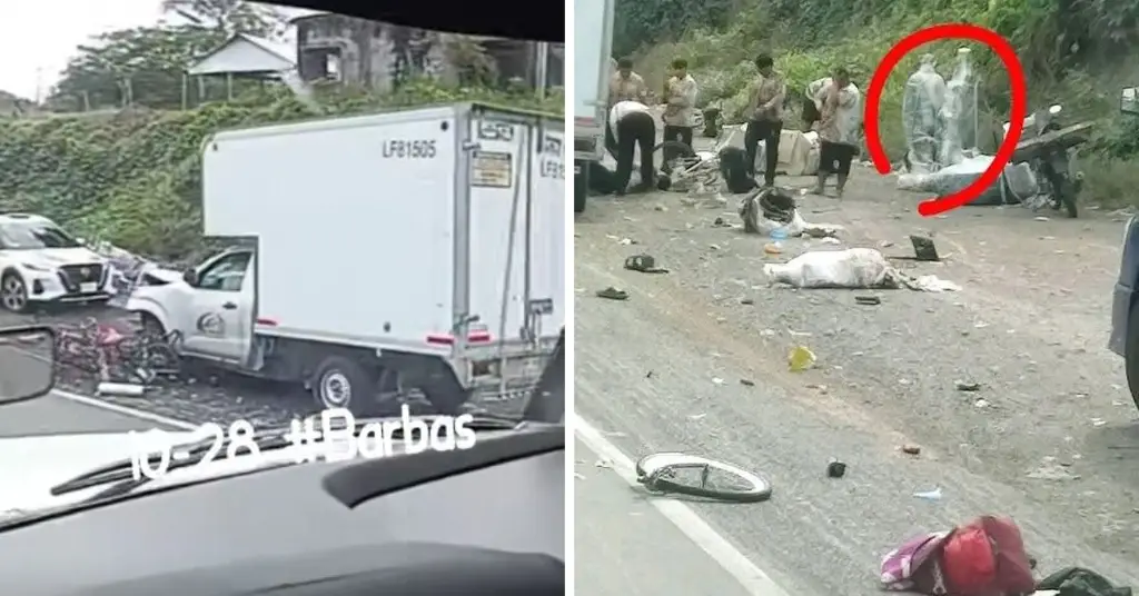 Imagen Atropellan en autopista La Tinaja–Cosamaloapan a peregrinos en bicicleta