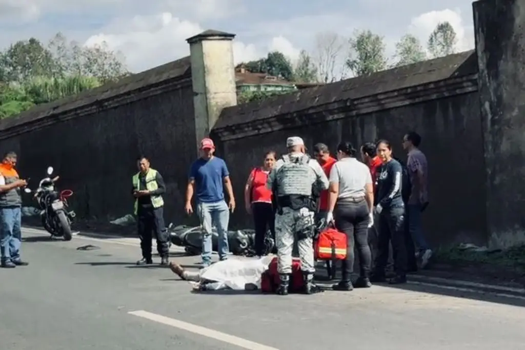 Imagen Sale en moto a comprar el regalo de su hijo y muere; ocurrió cerca de Xalapa